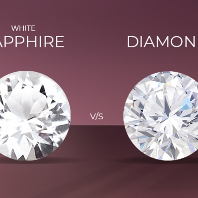 So sánh Sapphire Trắng và Kim Cương: Bí quyết lựa chọn nhẫn đính hôn