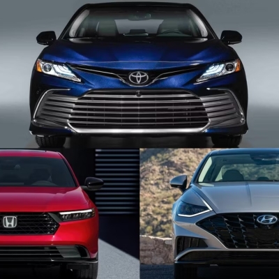 So sánh sedan cỡ trung 2023: TOYOTA CAMRY vs HONDA ACCORD vs HYUNDAI SONATA