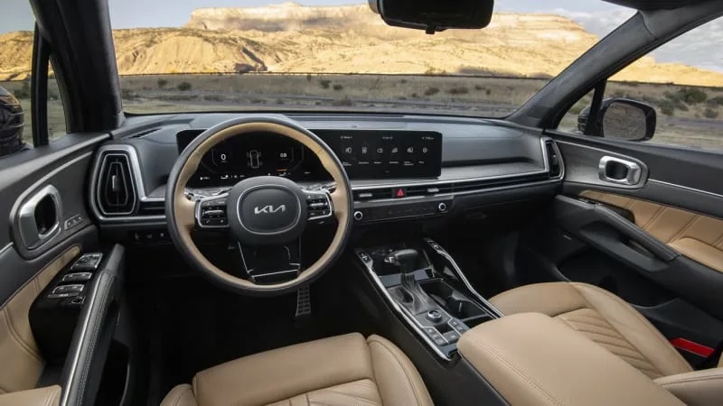 nội thất kia sorento 2024