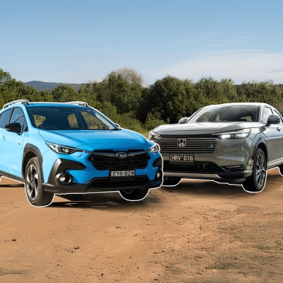 So sánh Honda HR-V e:HEV 2025 và Subaru Crosstrek Hybrid 2025