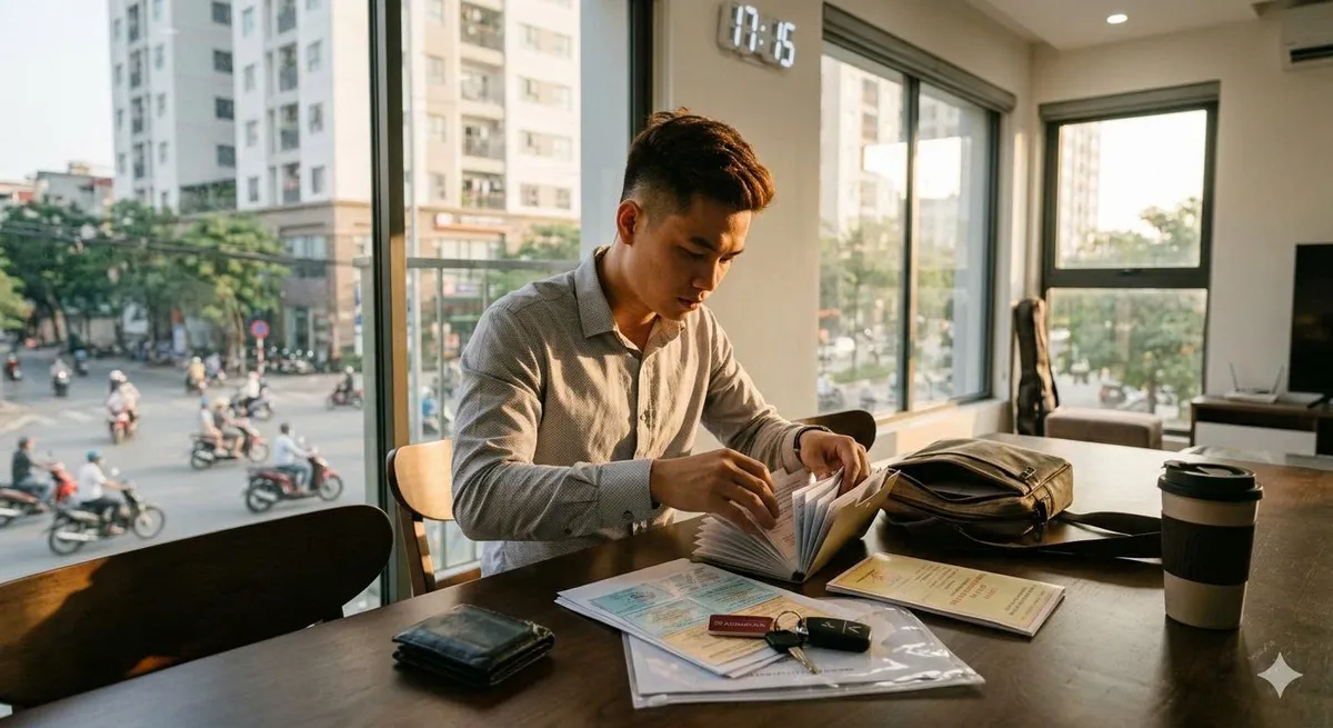 giấy tờ đăng ký xe và đăng kiểm khi cầm ô tô